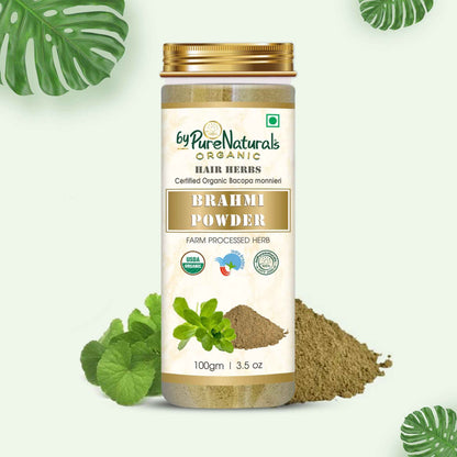byPureNaturals Organic Brahmi Powder