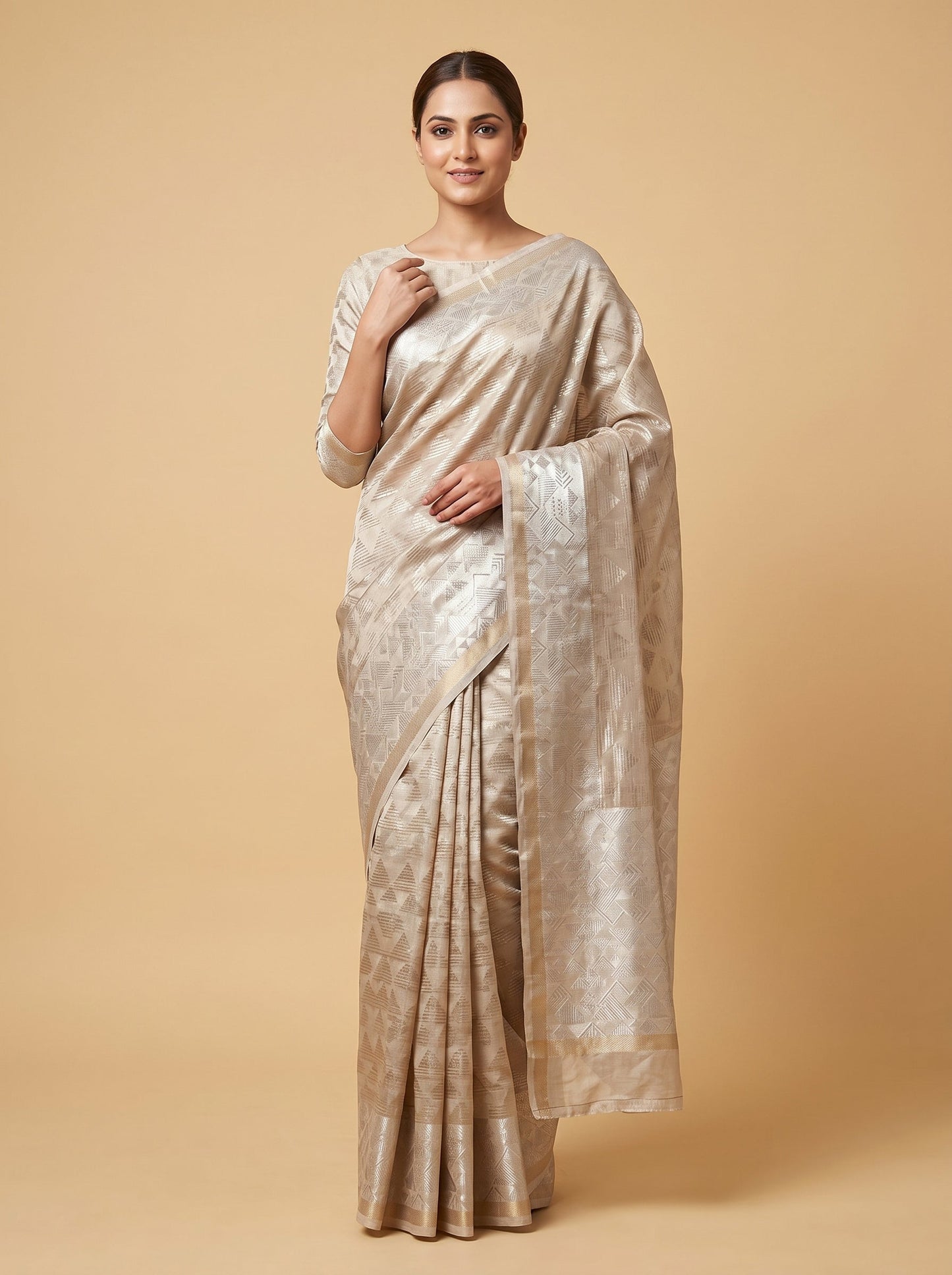 Maroon Intense Handloom Saree