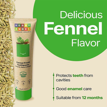 Herby Angel Fennel Fresh Toothpaste for Kids