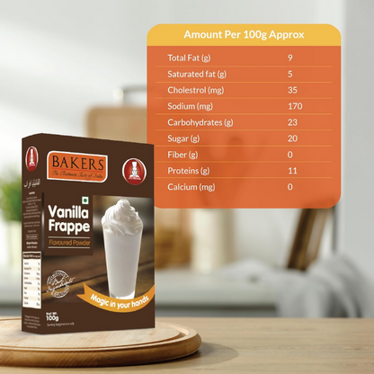 BAKERS Frappe Powder - Vanilla Frappe