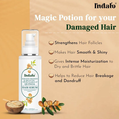 Indalo Keratin Quinoa Protein Hair Serum