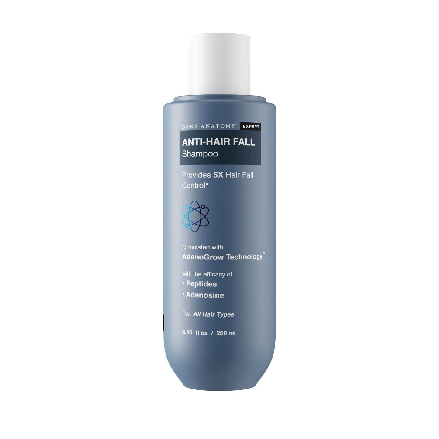 Bare Anatomy Anti-Hair Fall Shampoo 5X Hair Fall Control With Peptides