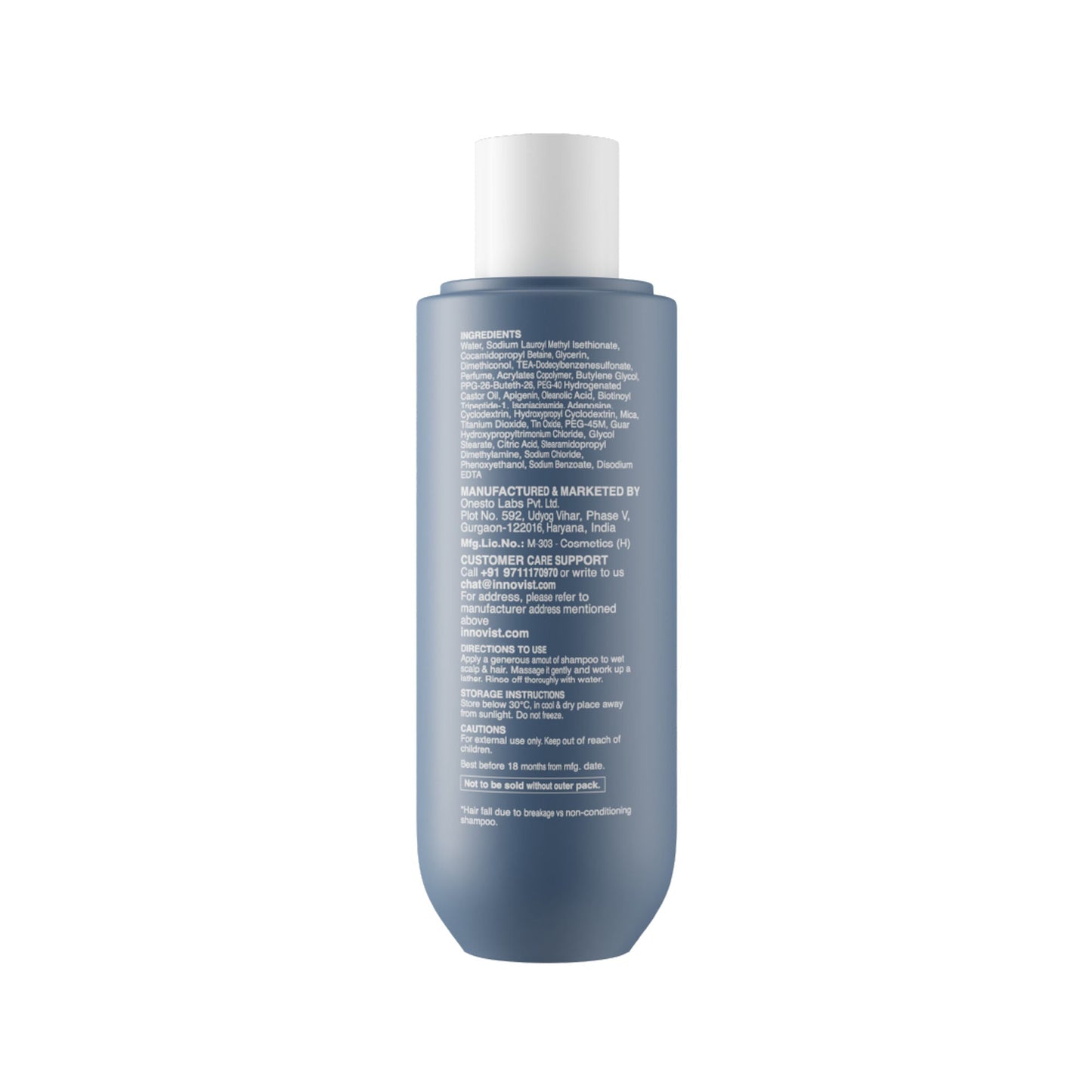 Bare Anatomy Anti-Hair Fall Shampoo 5X Hair Fall Control With Peptides