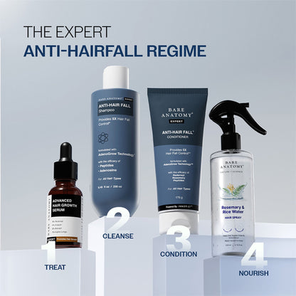 Bare Anatomy Anti-Hair Fall Shampoo 5X Hair Fall Control With Peptides