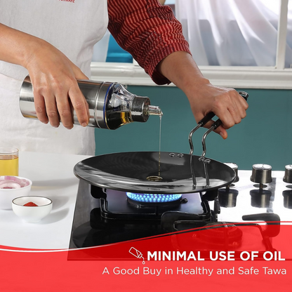 Vinod Black Pearl Plus Hard Anodised Roti/Paratha/Phulka Tawa