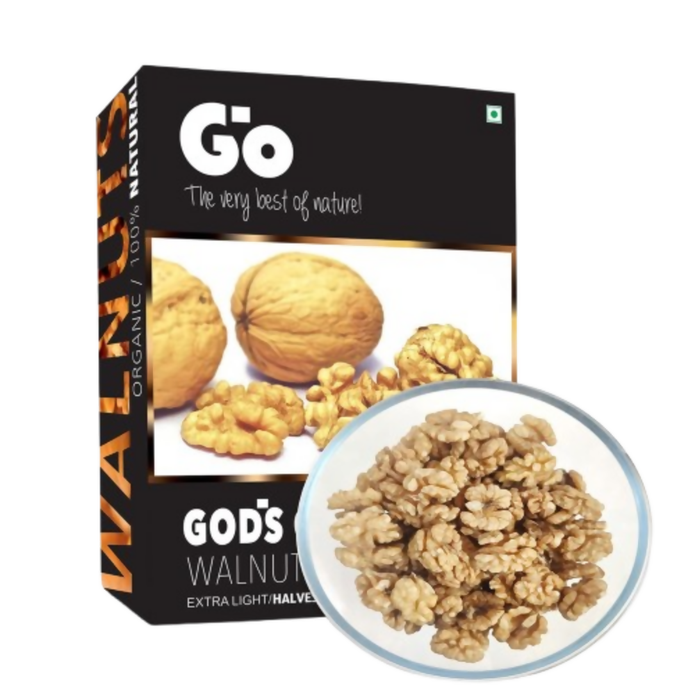 Go Organic Kashmiri Extra Light Halves Walnuts Kernels