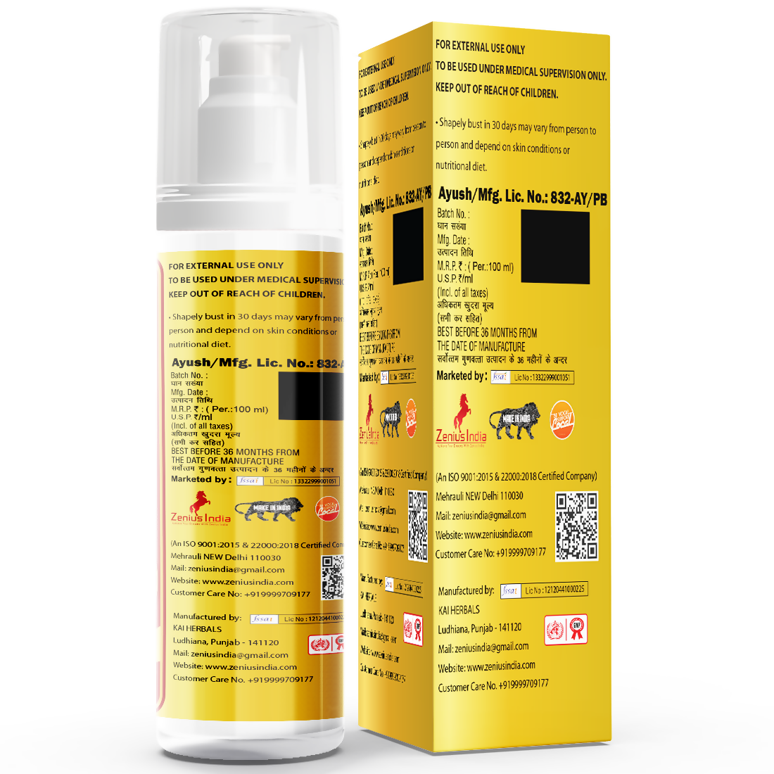 Zenius B Fast-36 Lotion for Breast Enlargement and Growth