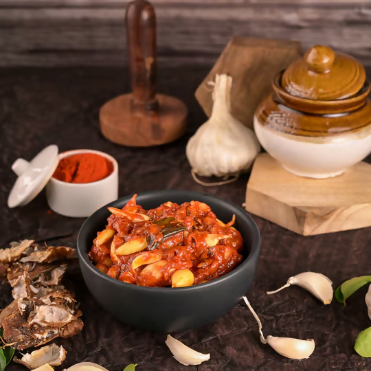 Tenali Ruchulu Garlic Pickle