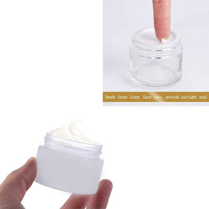 Devinez Multipurpose Frosted Glass Empty Jar