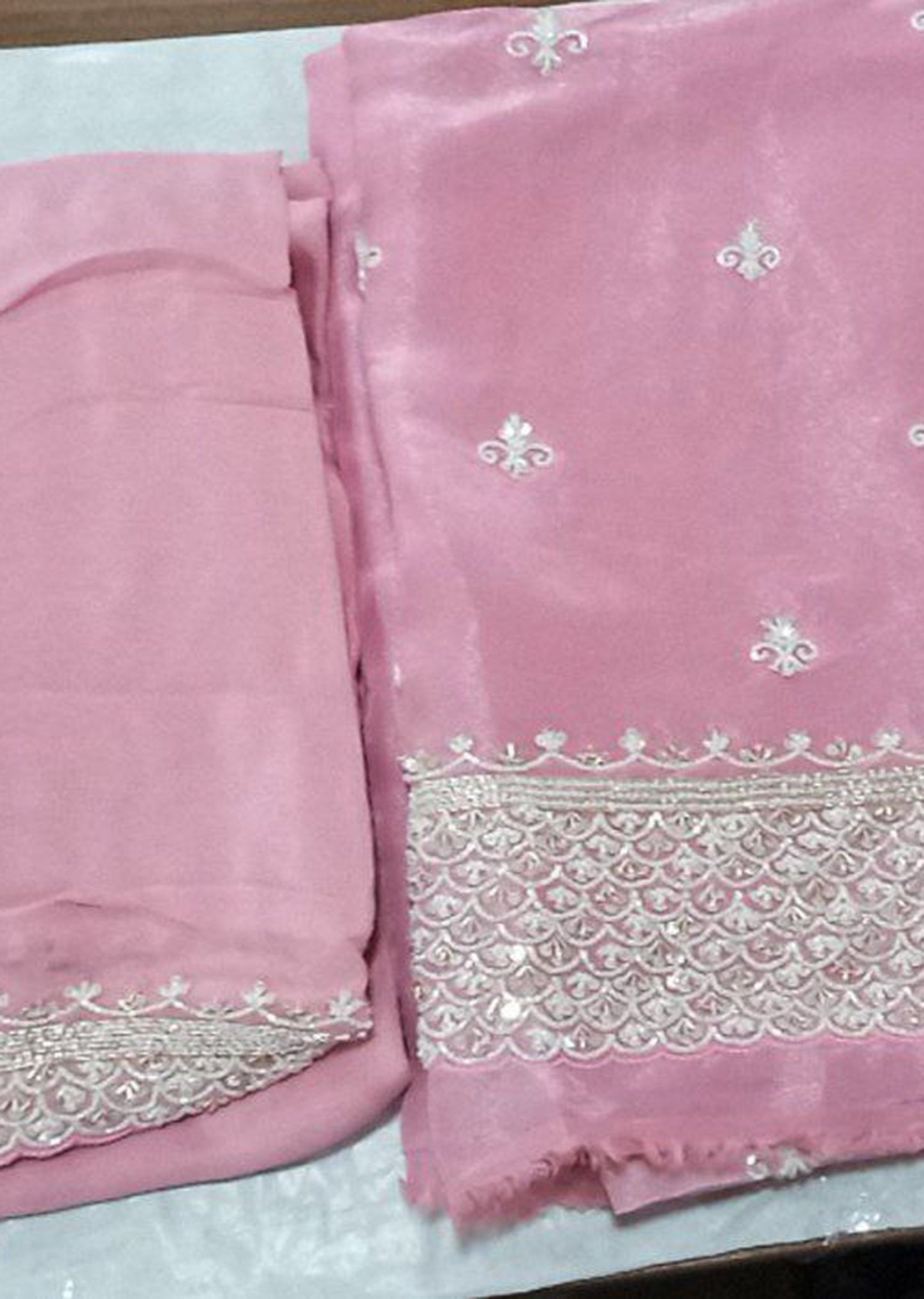 Candy Blush Dress Material