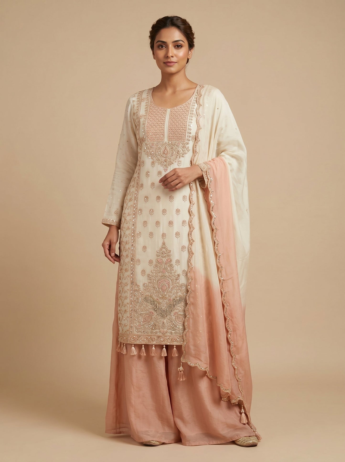 Candy Blush Pink Palazzo Set