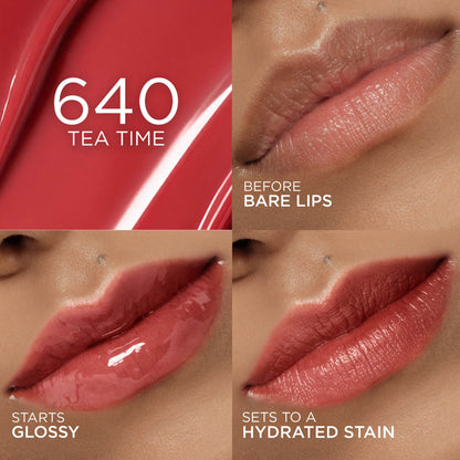L'Oreal Paris Hyaluron Tint Lip Stain Serum Weightless Color - 640 Tea Time