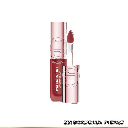 L'Oreal Paris Hyaluron Tint Lip Stain Serum Weightless Color - 521 Bordeaux Please