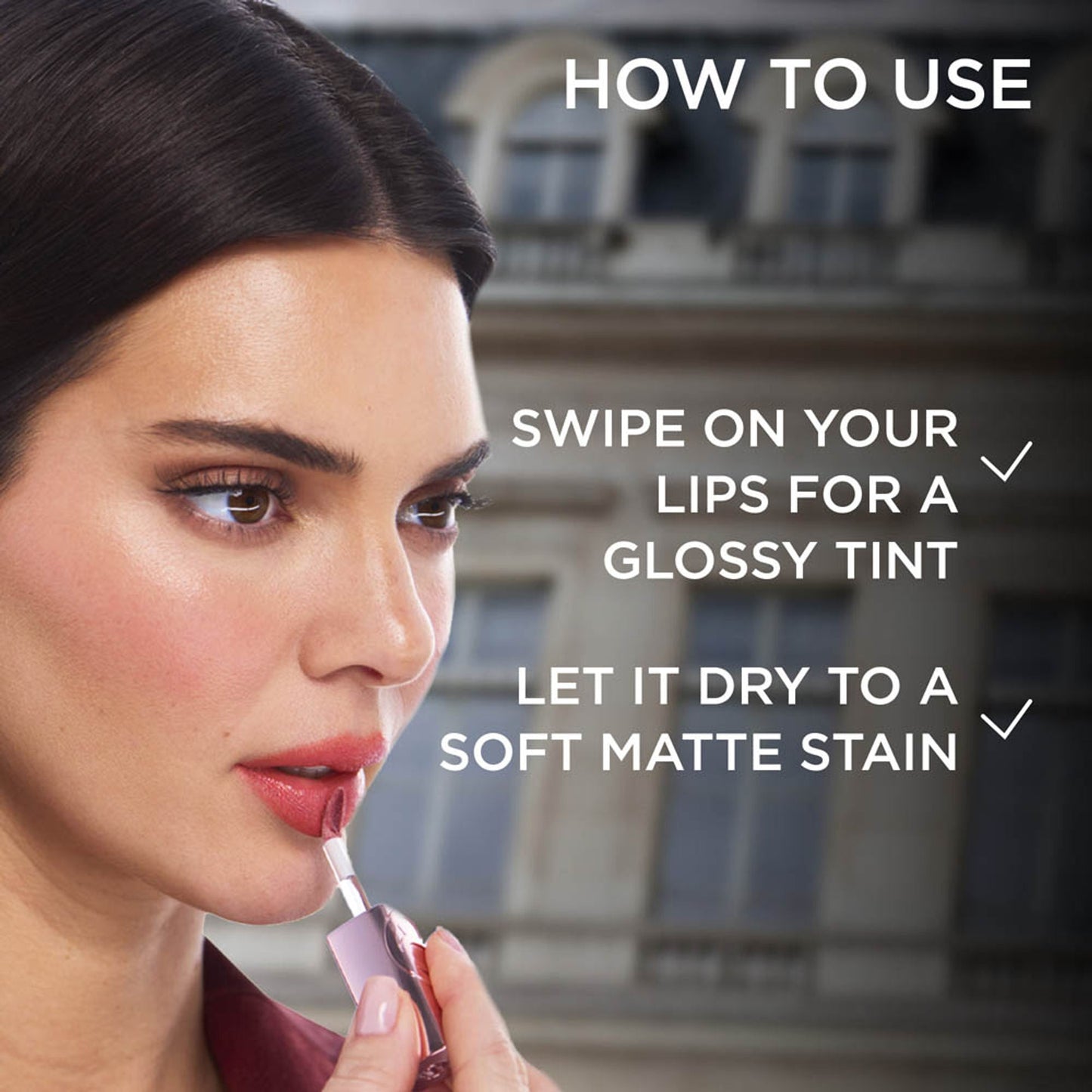 L'Oreal Paris Hyaluron Tint Lip Stain Serum Weightless Color - 420 Le Rouge Paris