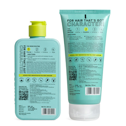 Moxie Beauty Rinse & Shine Duo - Shampoo & Conditioner for Dry and Frizzy Hair Combo
