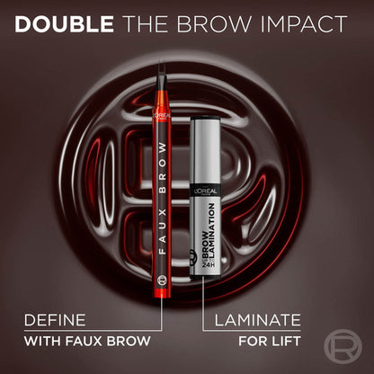 L'Oreal Paris Infaillible Faux Brow Eyebrow Pen For Natural & Full Brows - Dark Brunette
