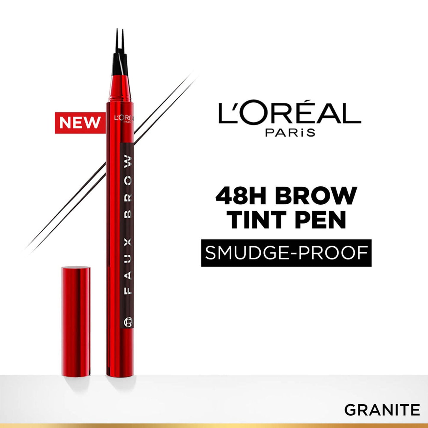 L'Oreal Paris Infaillible Faux Brow Eyebrow Pen For Natural & Full Brows - Granite