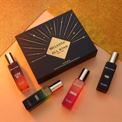 Bella Vita Organic All Star Long Lasting Perfume Gift Set For Man