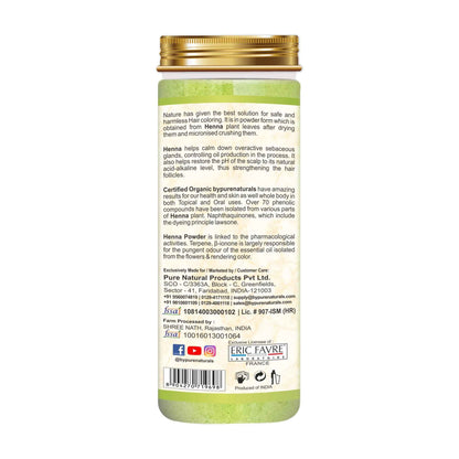 byPureNaturals Organic Henna Powder