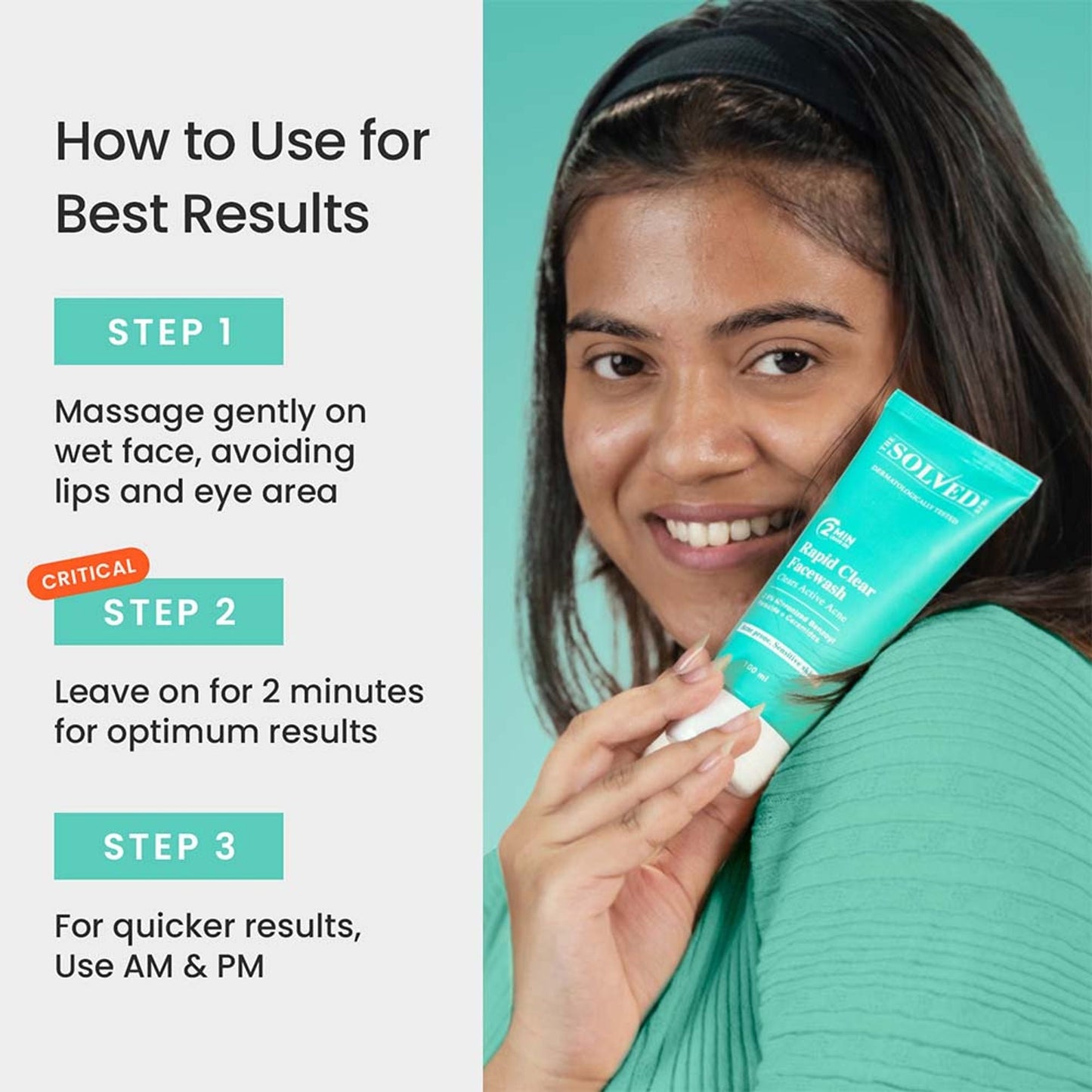 The Solved Skin Rapid Clear Face Wash