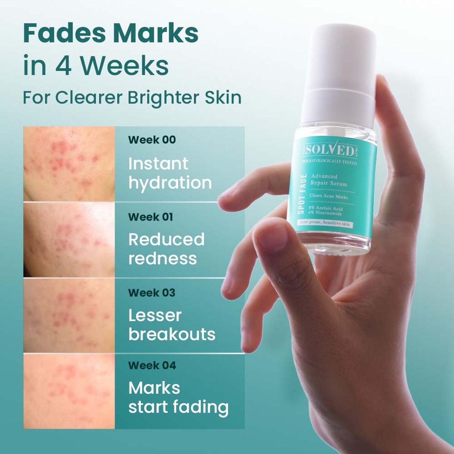 The Solved Skin Spot Fade Advance Repair Serum