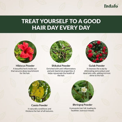 Indalo All-Natural Hair Treatment Pack - Shikakai & Bhringraj
