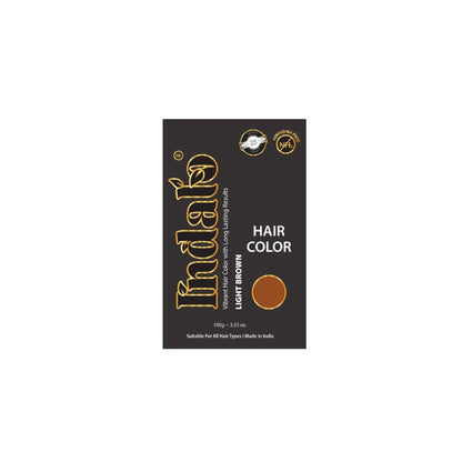 Indalo Ammonia-Free Vibrant Light Brown Hair Color With Natural Ingredients - Light Brown