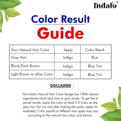 Indalo Natural Indigo Hair Colour - Indigofera Tinctoria