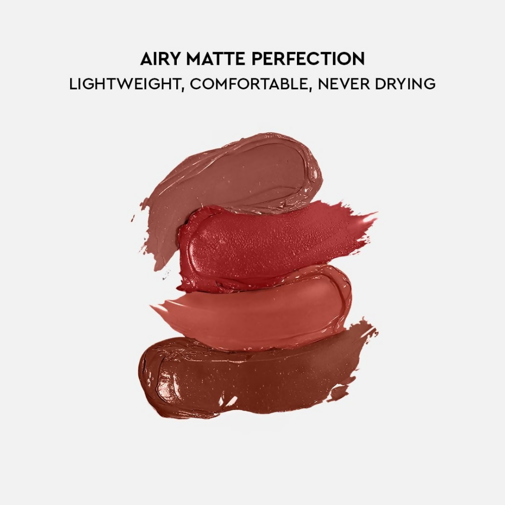 Kiro Four Play Non-Stop Airy Matte Liquid Lip Stack  Pinnacle Quad