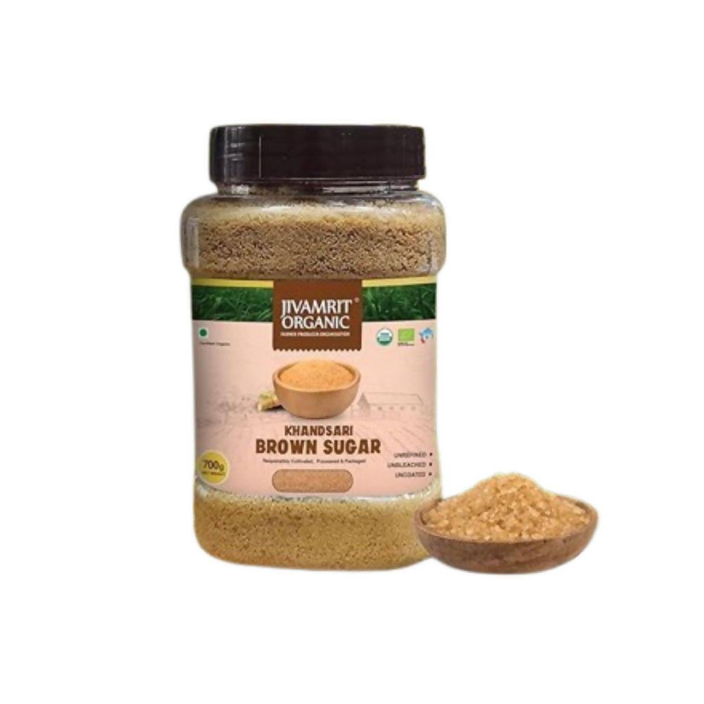 Jivamrit Organic Khandsari Brown Sugar