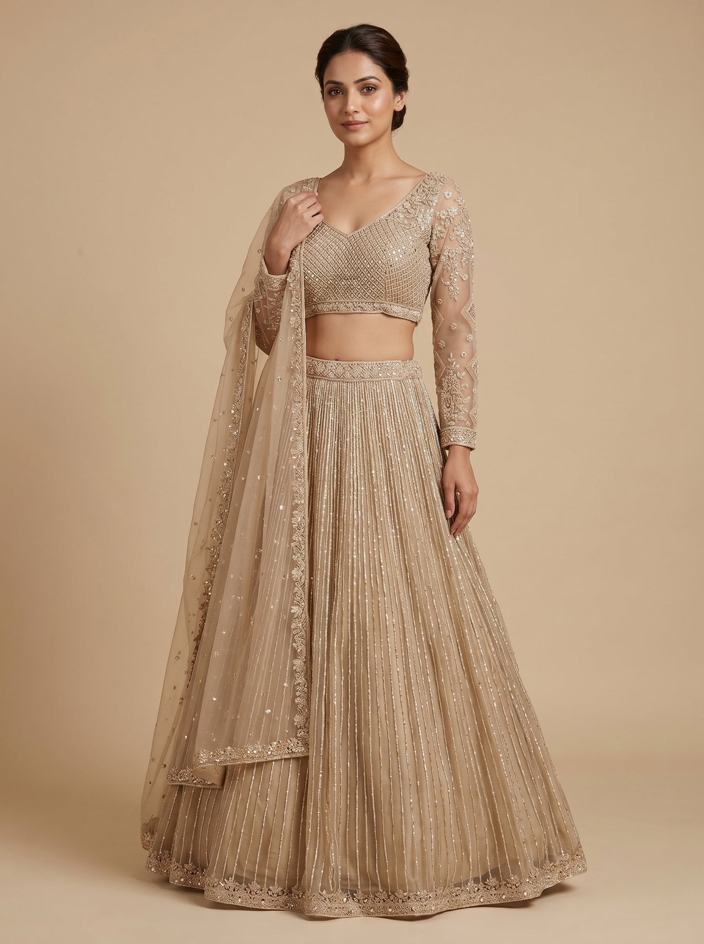 Chocolate Brown Lehenga