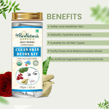 byPureNaturals Organic Skin Detox Kit