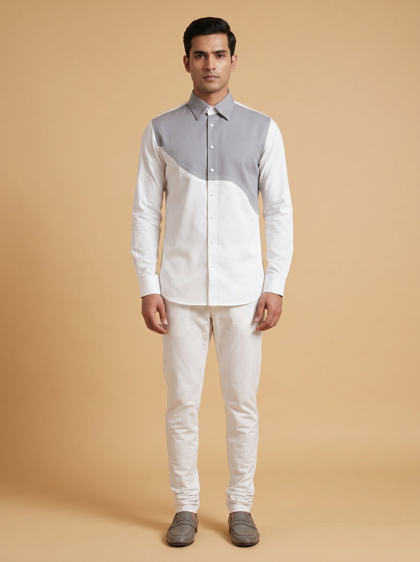 Crisp White Formal Shirt
