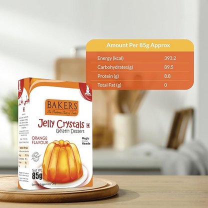 BAKERS Jelly Crystals (Gelatin Dessert) - Orange