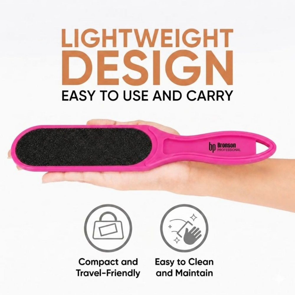 Bronson Professional Double Sided Emery Foot File Callus, Dead Skin Remover