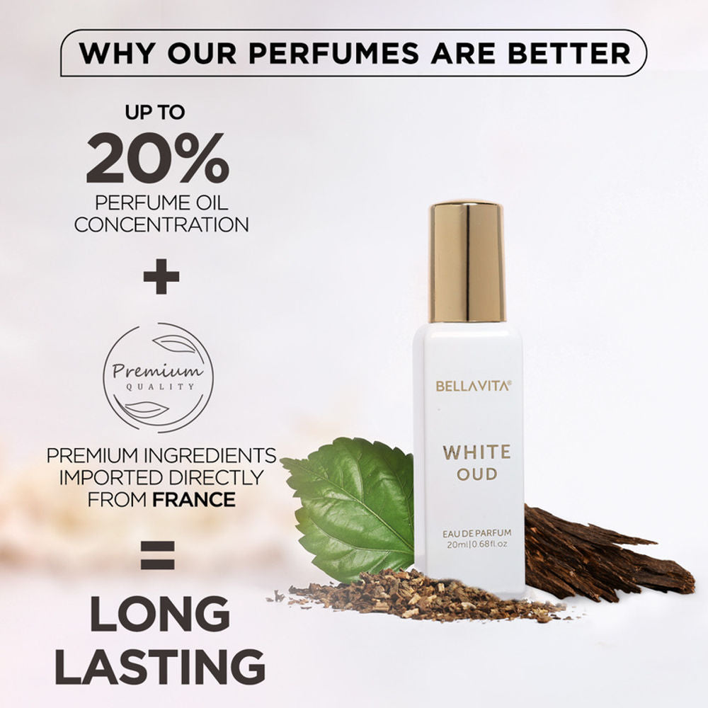 Bella Vita White Oud Eau De Perfume for Men & Women