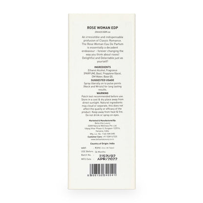 Bella Vita Rose Woman Eau De Perfume