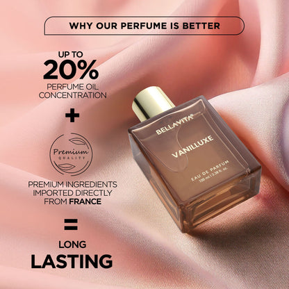 Bella Vita Organic Vanilluxe Unisex Long Lasting Perfume