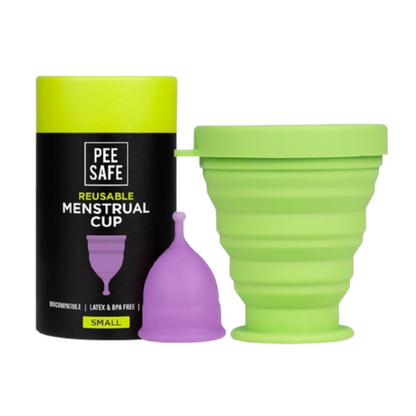 Pee Safe Menstrual Cup For Women With Pouch And Menstrual Cup Sterilizing Container