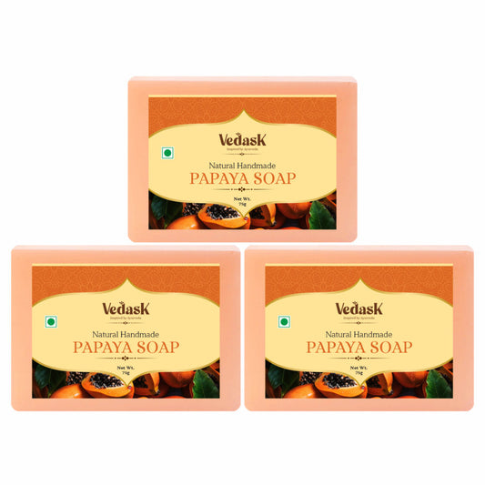 Vedask Organic Handmade Papaya Bath Soap