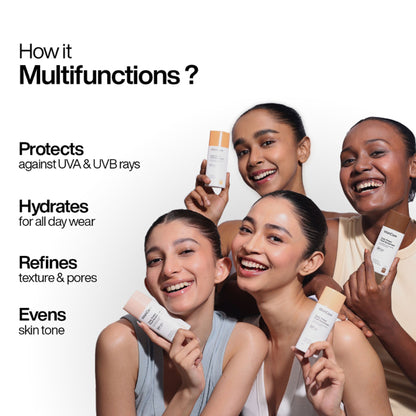 Wishcare Daily Fluid Tinted Sunscreen SPF50PA++++ - R303