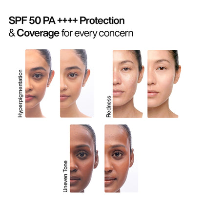 Wishcare Daily Fluid Tinted Sunscreen SPF50PA++++ - R303