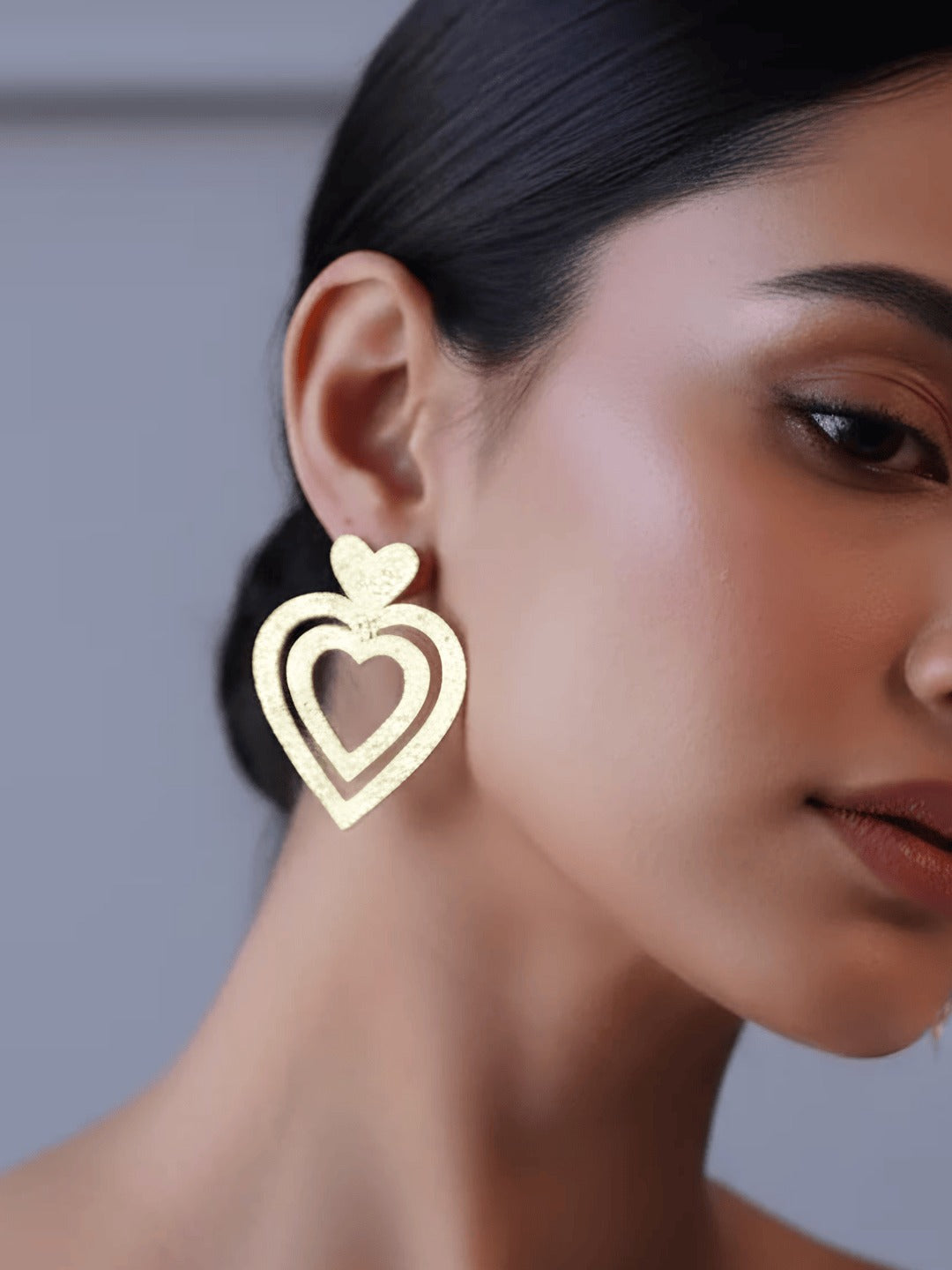 Valentina Heart Drop Earrings