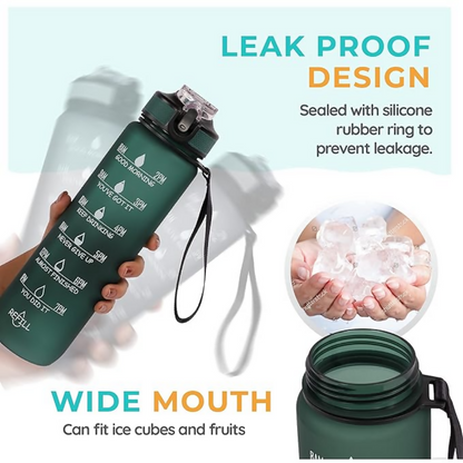 SOLARA Unbreakable Water Bottle - Hunter Green