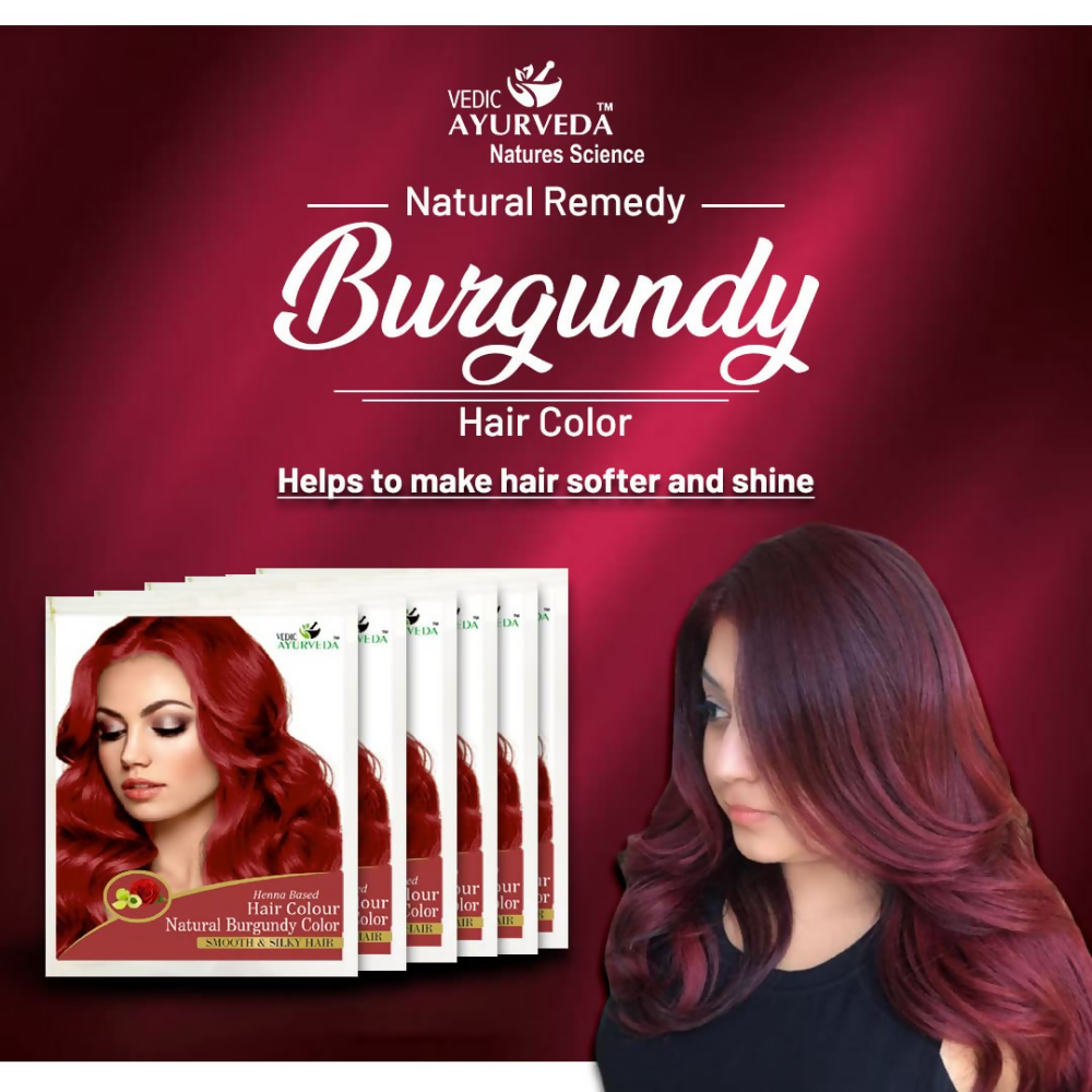 VedicAyurveda Henna Hair Color - Burgundy
