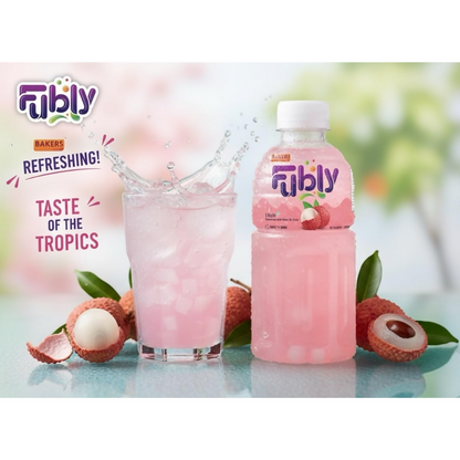BAKERS Fubly Juice Drink - Mango, Litchi, Blueberry and Strawberry Flavor Jelly Juice