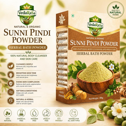 VedaRasa Sunni Pindi Herbal Bath Powder
