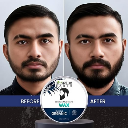 Amazing Earth Certified Organic Beard & Mustache Wax