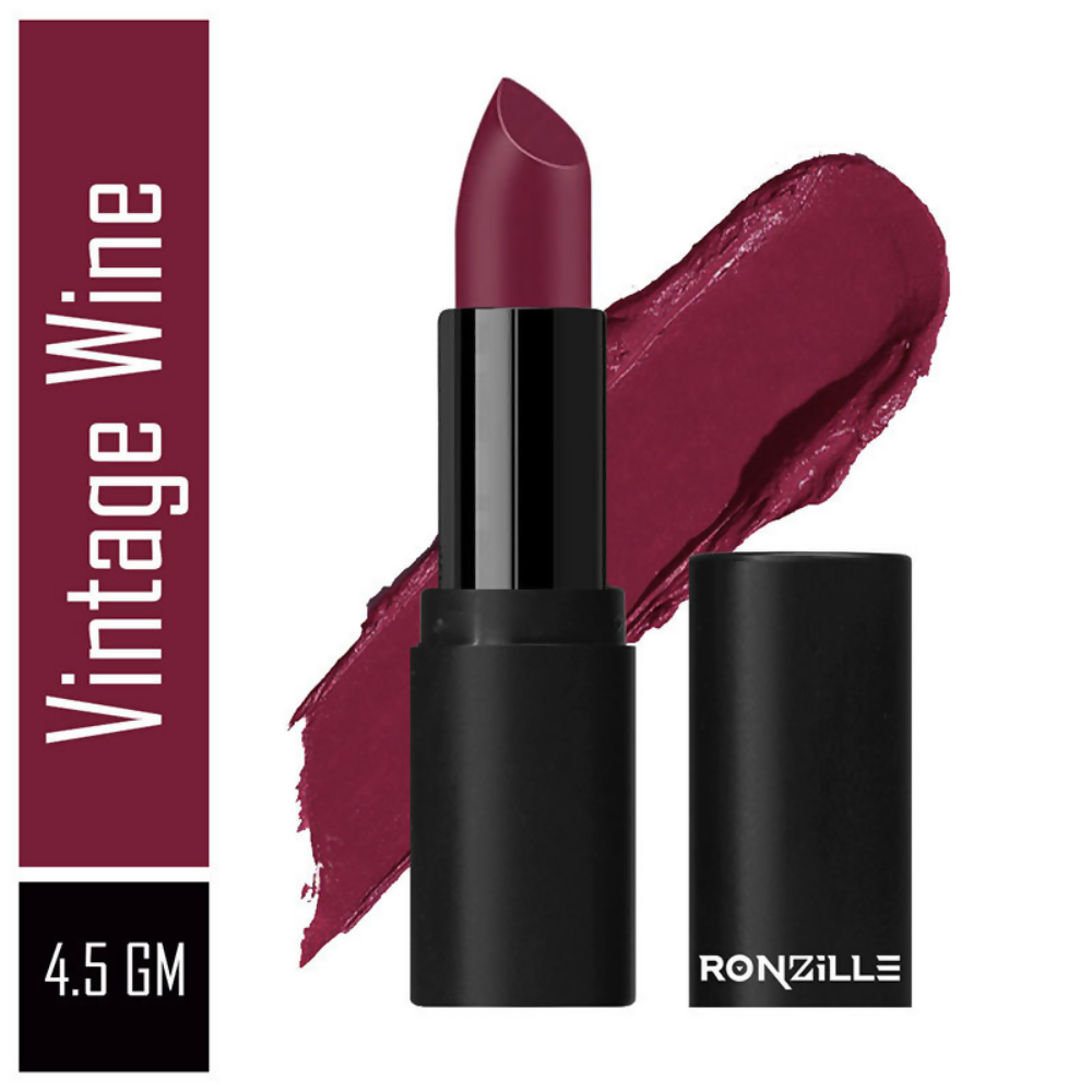 Ronzille One Touch Up HD Matte Lipstick - Vintage Wine