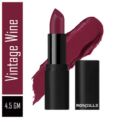 Ronzille One Touch Up HD Matte Lipstick - Vintage Wine